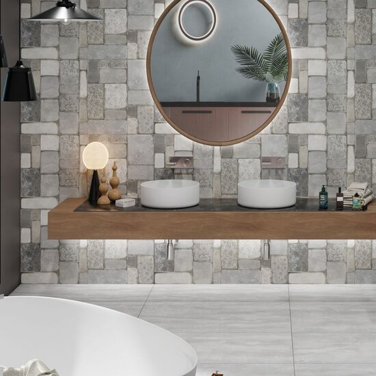 60×120 cm Strato Grigio (~210 SEK/m²)